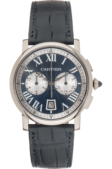Rotonde de Cartier Chronograph White Gold Automatic