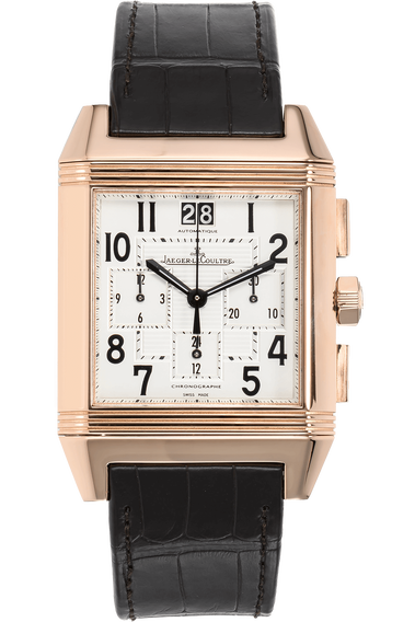 Reverso Squadra GMT Chronograph Rose Gold Automatic
