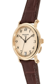 Calatrava Officer&#39;s Watch Reference 5053 Yellow Gold Automatic