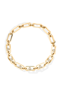 Yellow gold chain necklace So Move XL