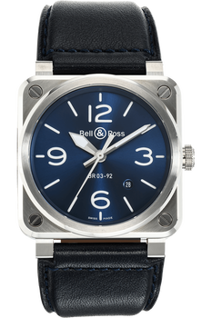 BR 03-92 Blue Steel Stainless Steel Automatic