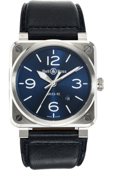 BR 03-92 Blue Steel Stainless Steel Automatic