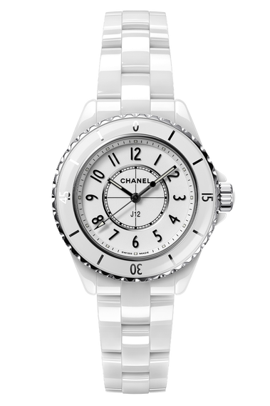 white ceramic watch chanel