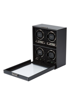 British Racing 4 Piece Watch Winder Black