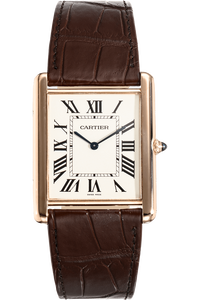 Tank Louis Cartier Rose Gold Manual