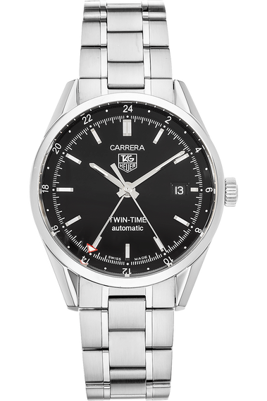 Carrera Twin Time Stainless Steel Automatic