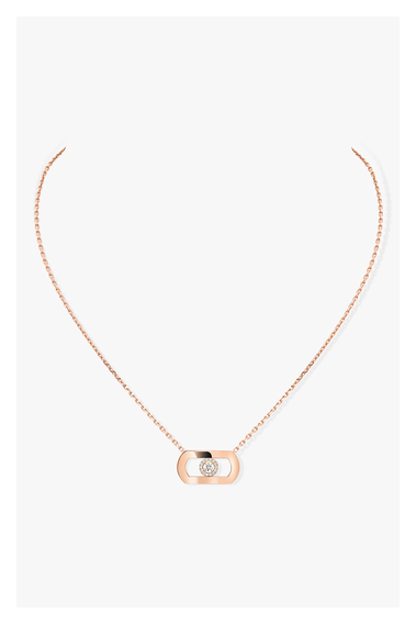 So Move Pendant in Pink Gold 