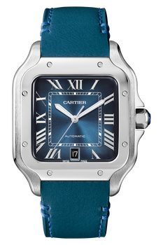 Santos de cartier blue hotsell