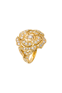 BOUTON DE CAMÉLIA RING