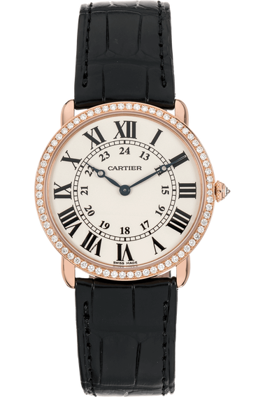 Ronde Louis Cartier Rose Gold Manual