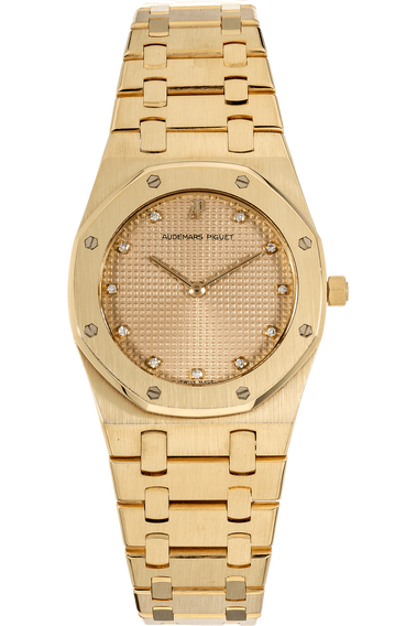 Royal Oak Yellow Gold Quartz