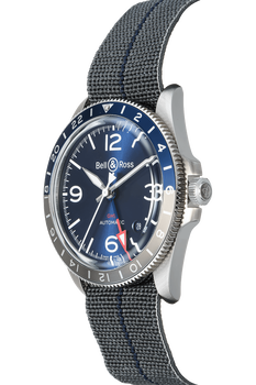 BR V2-93 GMT Stainless Steel Automatic