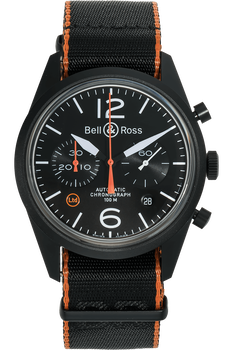 BR 126 Carbon Orange PVD Stainless Steel Automatic