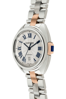 Cle de Cartier Rose Gold and Stainless Steel Automatic