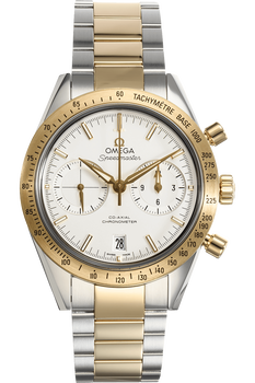 Speedmaster &#39;57 Co-Axial Chronograph Yellow Gold and Stainless Steel Automatic