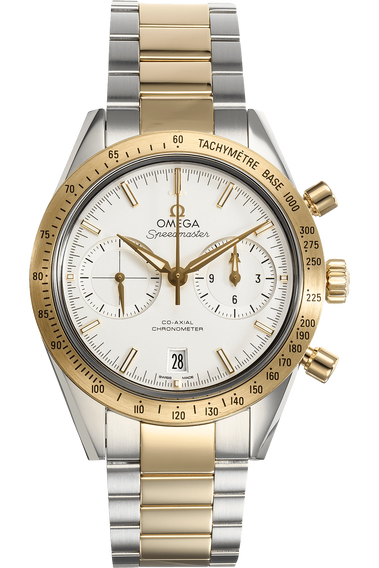 Speedmaster &#39;57 Co-Axial Chronograph Yellow Gold and Stainless Steel Automatic