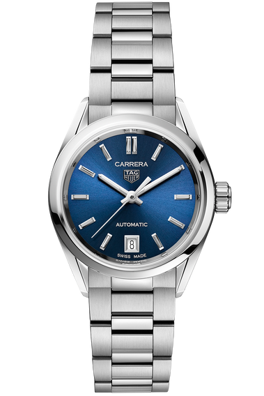 Carrera Calibre 9 Automatic Blue Steel Watch