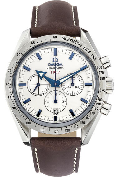 Speedmaster Broad Arrow Co-Axial Stainless Steel Automatic