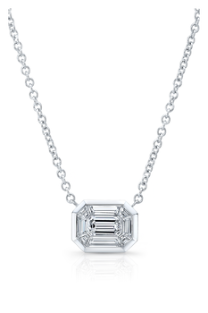 Various Cut Diamond Kaleido Pendant in White Gold