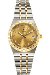 Tudor Royal Yellow Gold and Stainless Steel Automatic
