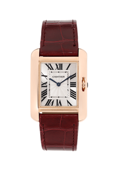 Tank Anglaise Rose Gold Quartz