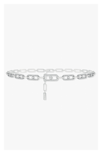 Move Link Multi Choker in White Gold