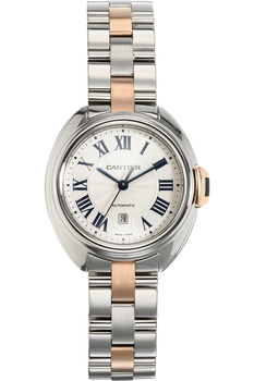 Cle de Cartier Rose Gold and Stainless Steel Automatic