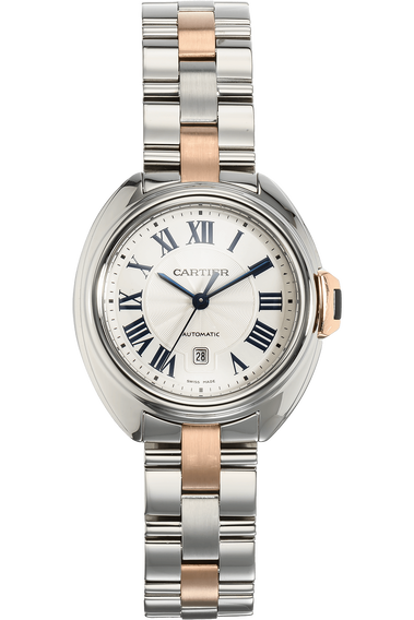 Cle de Cartier Rose Gold and Stainless Steel Automatic