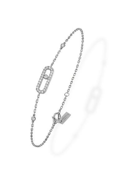Move Uno Bracelet in White Gold