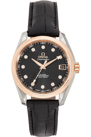 Seamaster Aqua Terra Co-Axial Rose Gold and Stainless Steel Automatic
