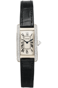 Tank Americaine White Gold Quartz