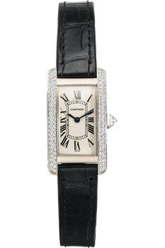 Tank Americaine White Gold Quartz