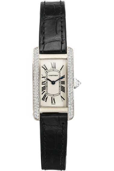Tank Americaine White Gold Quartz