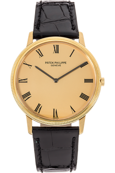 Calatrava Reference 3590 Circa 1980s Yellow Gold Automatic
