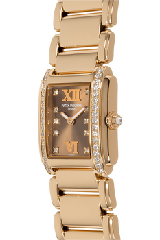 Twenty-4 Reference 4908 Rose Gold Quartz