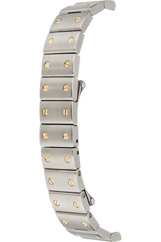 Santos Galbee Yellow Gold and Stainless Steel Quartz