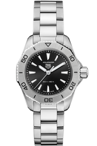 Aquaracer Quartz Ladies Black Steel Watch