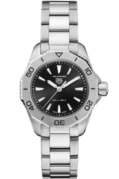 Aquaracer Quartz Ladies Black Steel Watch