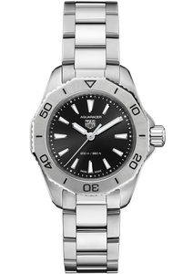 Aquaracer Quartz Ladies Black Steel Watch