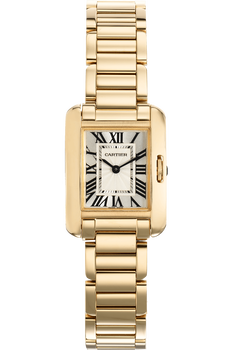 Tank Anglaise Yellow Gold Quartz