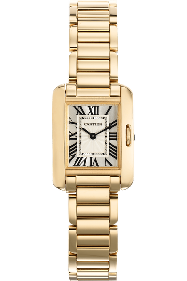 Tank Anglaise Yellow Gold Quartz