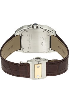 Santos 100 Yellow Gold and Stainless Steel Automatic