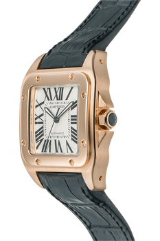 Santos 100 Rose Gold Automatic