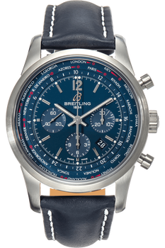 Transocean Chronograph Unitime Stainless Steel Automatic