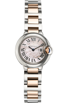 Ballon Bleu Rose Gold and Stainless Steel Quartz