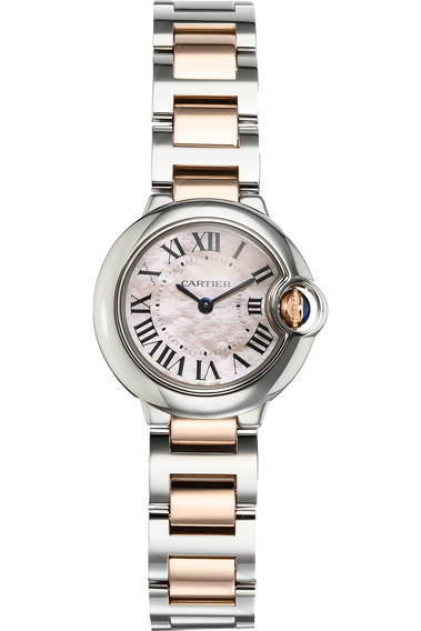 Ballon Bleu Rose Gold and Stainless Steel Quartz