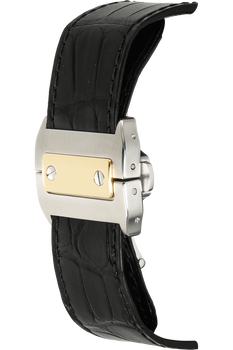 Santos 100 Yellow Gold and Stainless Steel Automatic
