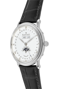 Villeret Complete Calendar Moonphase Stainless Steel Automatic