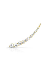 Right Ear Climber in Yellow Gold