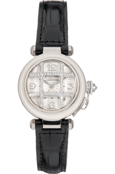 Pasha de Cartier White Gold and Stainless Steel Automatic
